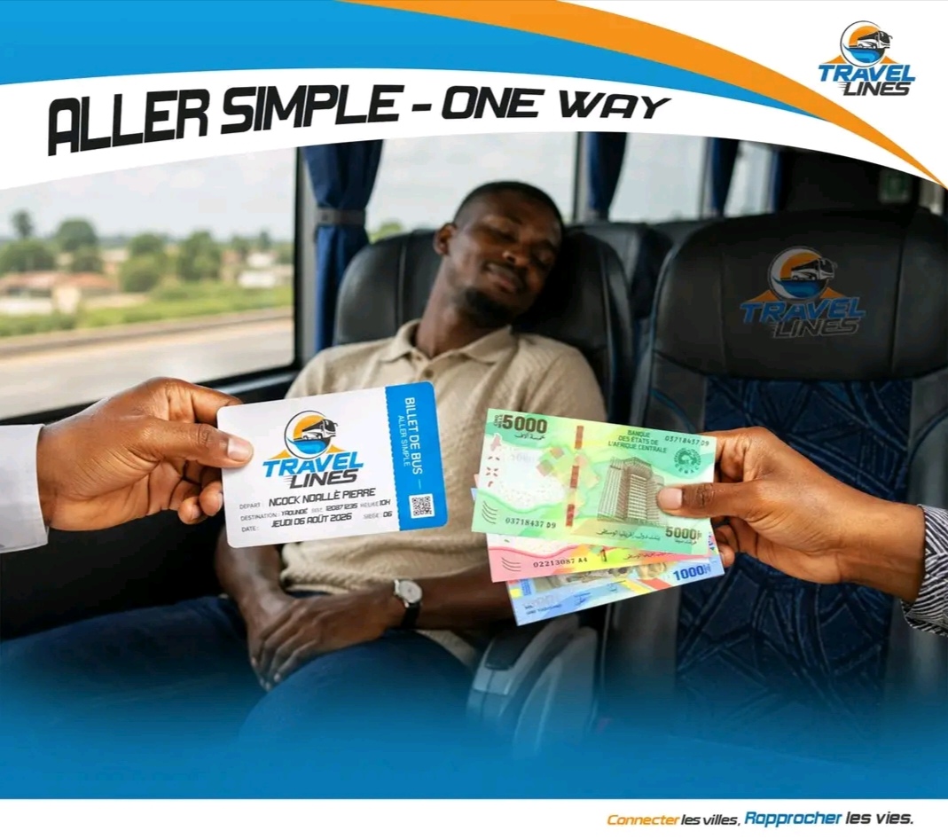 Voyageur confortablement installé à bord d'un bus TRAVEL LINES